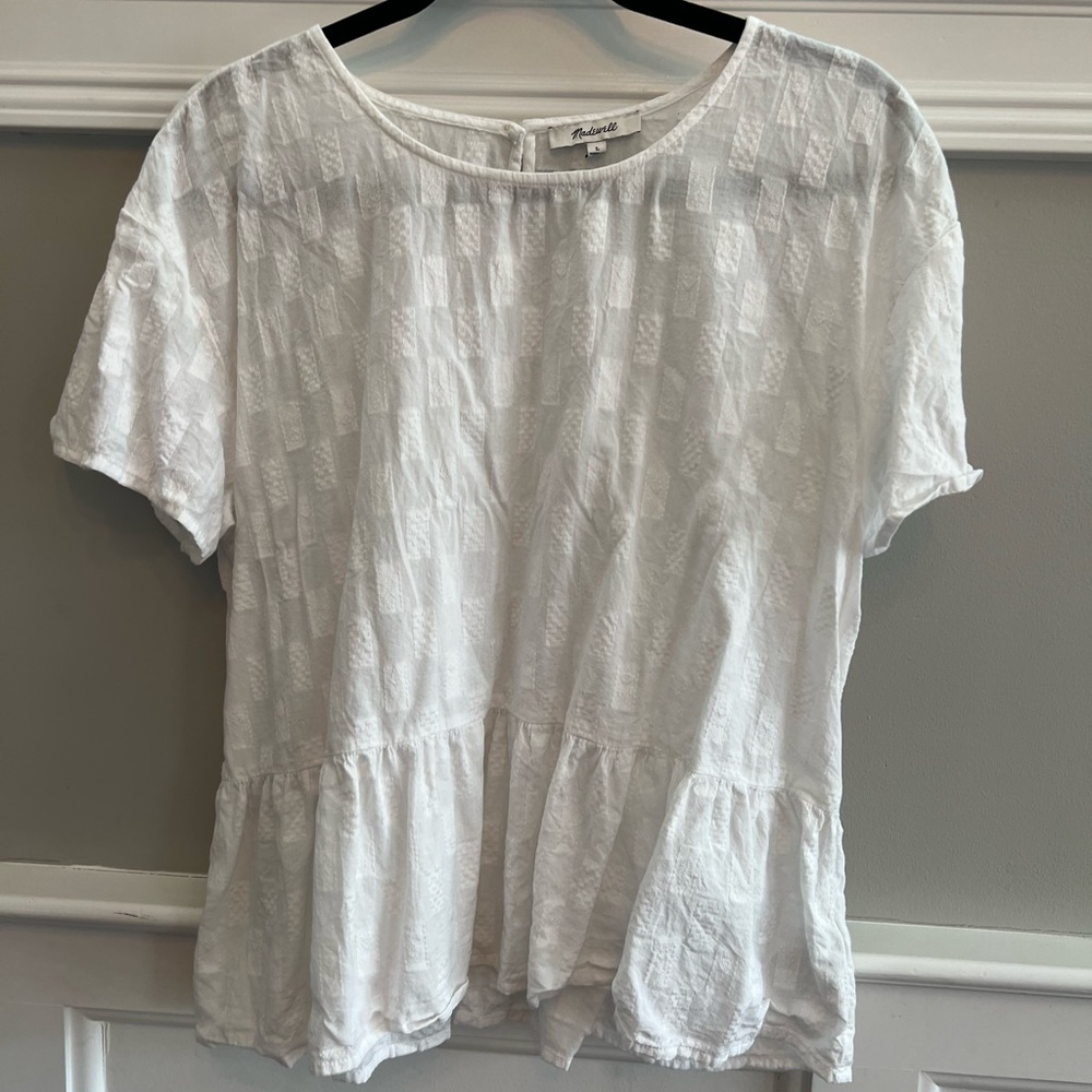 Linen Short Sleeve Top